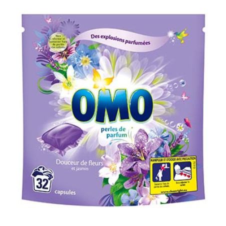 Omo 32 Capsules Lessive Fl Doy24.5Ml