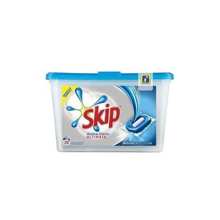 Skip 28 Capsules Lessive Active Clean Sg
