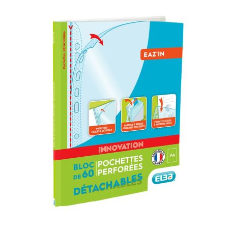 Oxford Elba Pochettes Perforées Eazin Bloc Dos X60 : Les 60