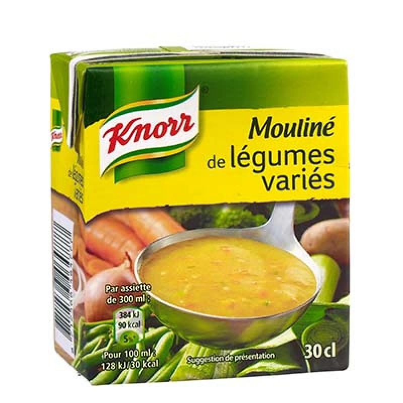 Knorr Soupe Liquide Mouliné De Légumes Variés Brique 300Ml