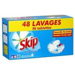 Skip 96 Tablettes Lessive Active Clean