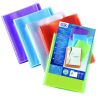 Oxford Elba Protège-Documents Polyvision A4 200 Vues, 100 Pochettes Couverture Polypro Translucide Coloris Assortis