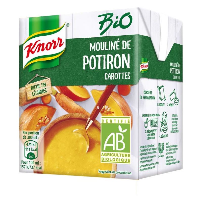 Knorr Mouline Bio Potiron 30Cl