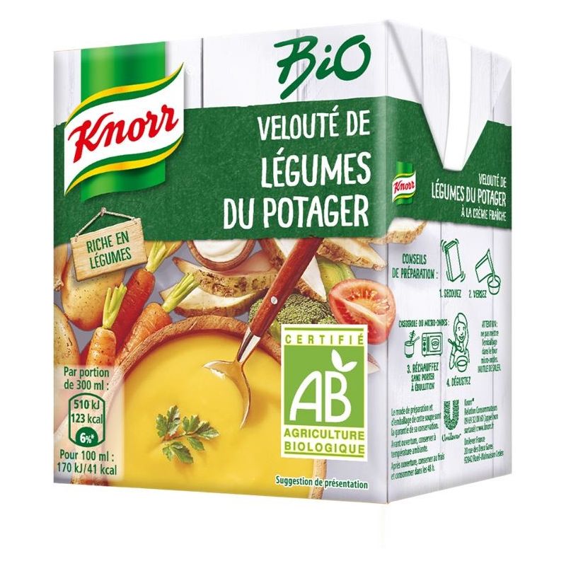 Knorr Veloute Bio Potager30Cl