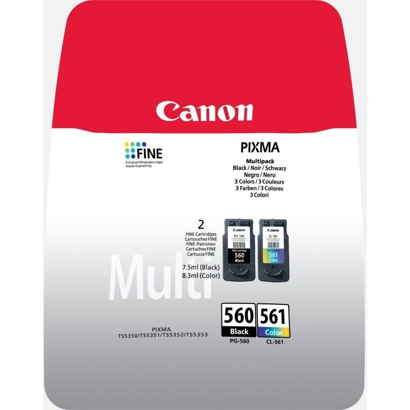Canon Pack Cart Pg 560+Cl 561