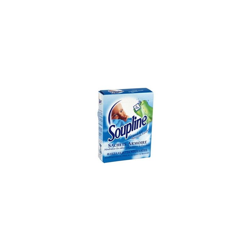 Soupline X3 Désodorisant Sachets Armoire Grand Air