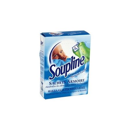 Soupline X3 Désodorisant Sachets Armoire Grand Air