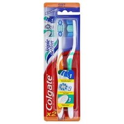 Colgate 2 Brosses A Dents Souples Triple Action