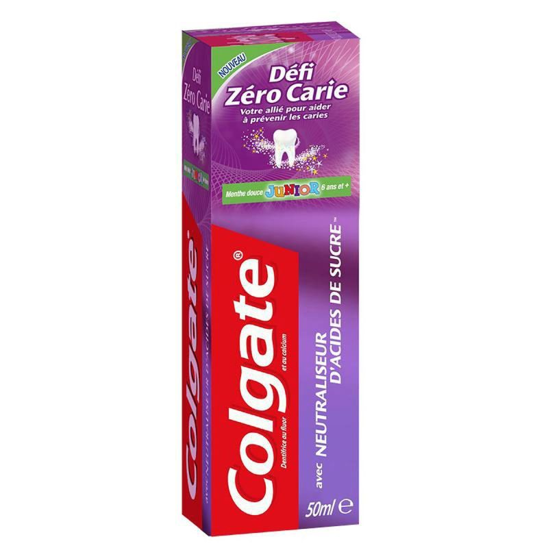 Colgate Tube 50Ml Dentifrice Junior Defi 0 Carie