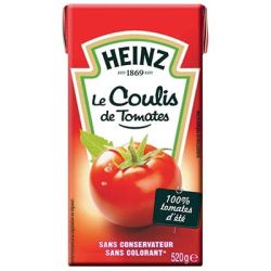 Heinz Coulis De Tomates : La Brique 520 G
