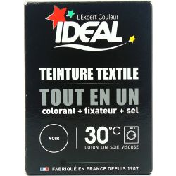 Ideal Teinture Textile Noir : La Boite De 230 G