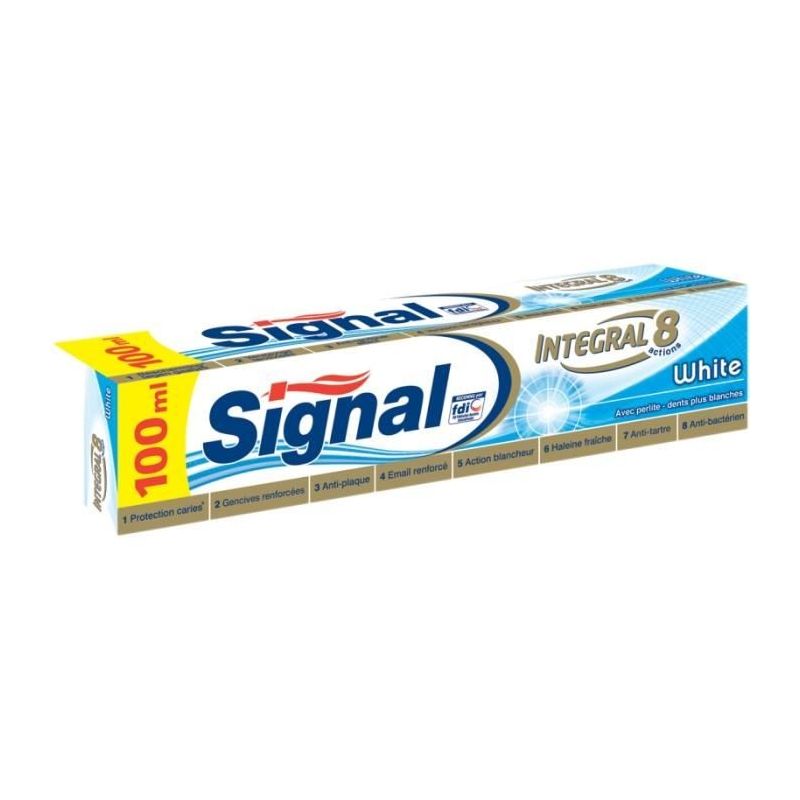 Signal Dentifrice Intégral 8 White Now 100Ml