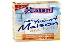 Alsa Préparation Pour Yaourt Maison Onctueux 32 Pièces 8G