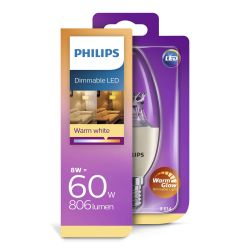 Philips Amp Led Flam 60W E14 C