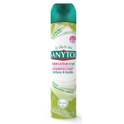 Sanytol Spray Purificateur D'Air & Désinfectant Surfaces Et Textiles : L'Aérosol De 300Ml