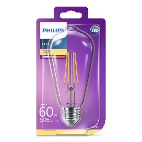 Philips Phil Amp Led Std Fil 60W E27