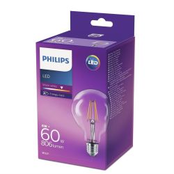 Philips Phil Amp Led Glob Fil 60W E27