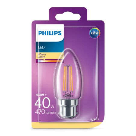 Philips Philip Amp.Led Flam.Fil40W B22
