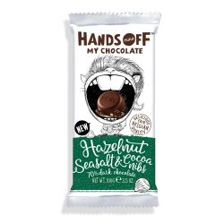Hands Off My Chocolate Hazelnut Seasalt & Cacao Nibs 70% 100G