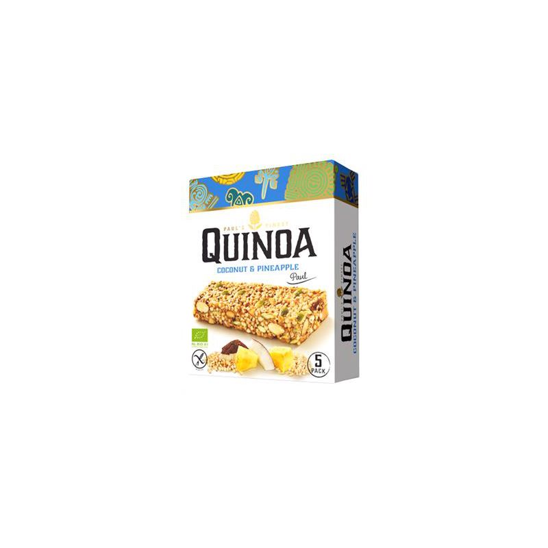 Paul'S Quinoa P.Quinoa Barre Ananas Bio5X25G