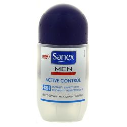 Sanex Déodorant Anti Transpirant Homme Men Dermo 48H : Le Roll-On De 50 Ml