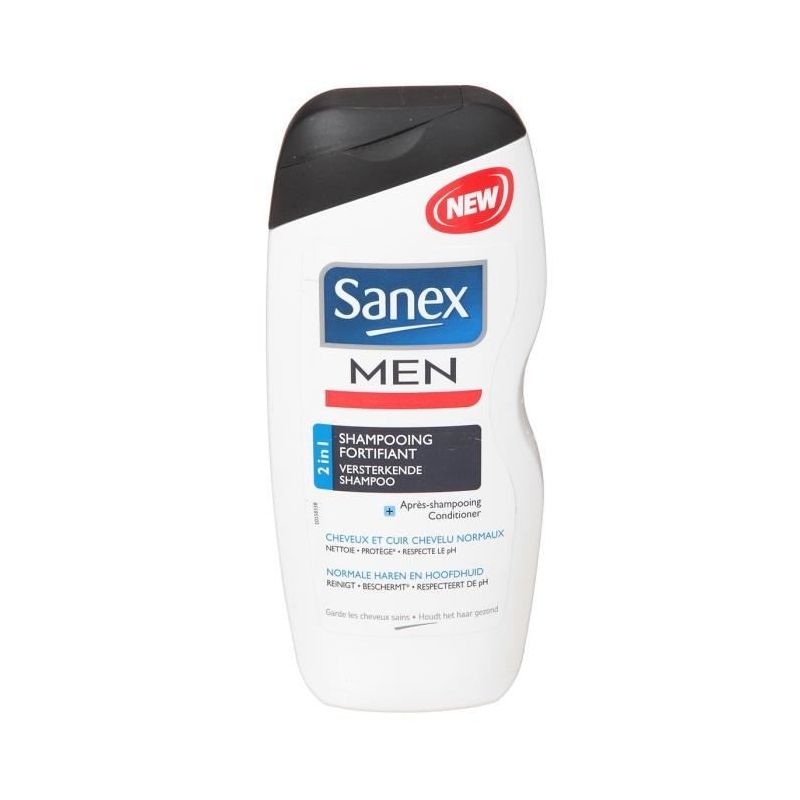 Sanex Shampoing Homme - Cheveux Normaux 250Ml