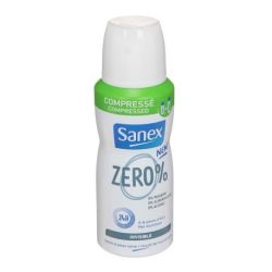 Sanex Déodorant Invisible À La Pierre D'Alun Zéro% : Le Spray De 100Ml