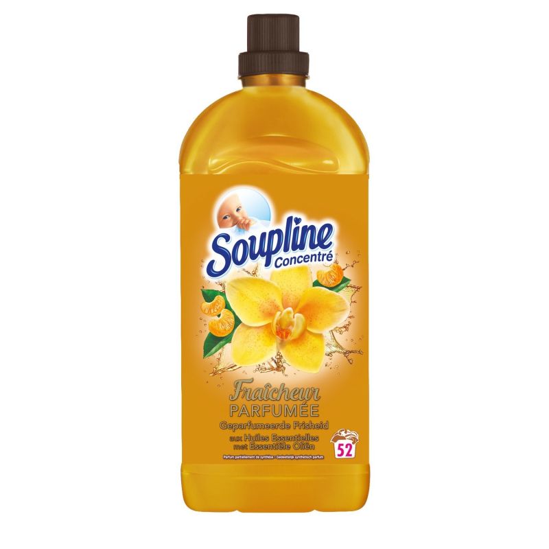 Soupline Adoucissant Mandarine Vanille Le Flacon De 1,3 L