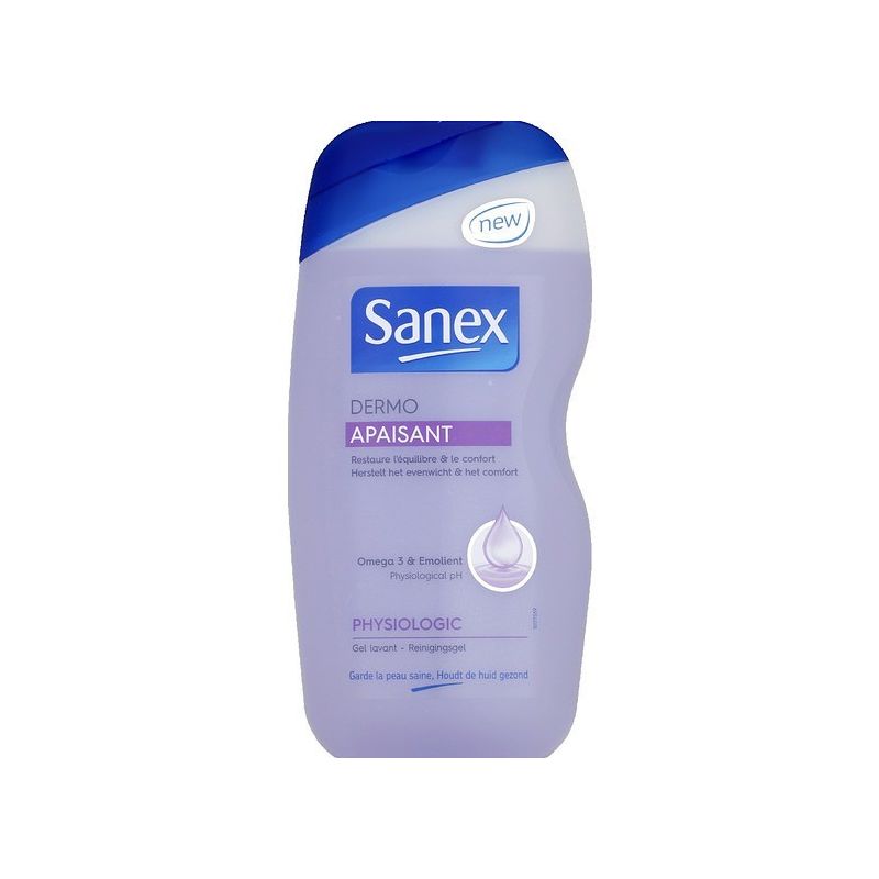 Sanex Gel Douche Apaisant : Le Flacon De 500Ml