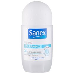 Sanex Déodorant Anti-Transpirant Dermo Tolérance : Le Roll-On De 50Ml