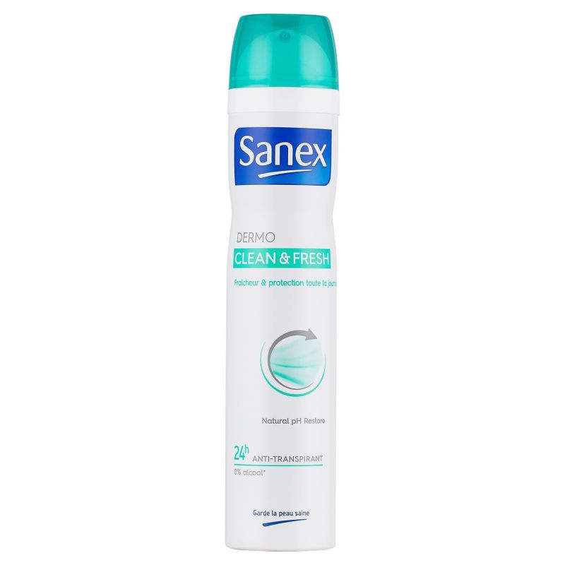 Sanex Déodorant Dermo Clean Le Spray De 200Ml