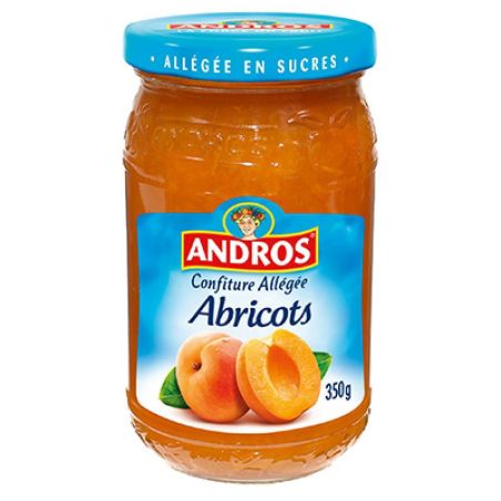 Andros Confiture Allégée Abricots : Le Pot De 350 G