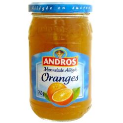 Andros Confiture Allégée Aux Oranges : Le Pot De 350 G