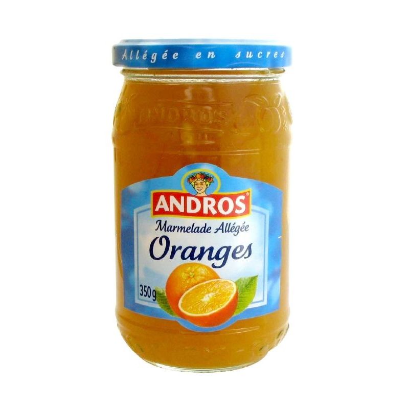 Andros Confiture Allégée Aux Oranges : Le Pot De 350 G
