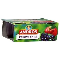 Andros 4X100G Dess.Fruitier.Pom/Cassi