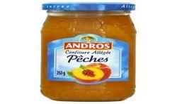 Andros Confiture De Pêches Allégée En Sucres : Le Pot 350 G