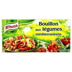 Knorr Bouillon Mediterraneen Tablettes 132G