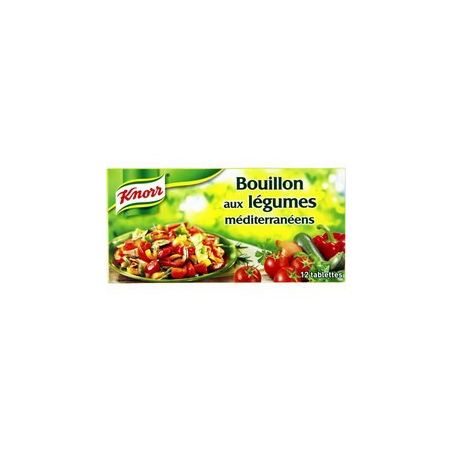 Knorr Bouillon Mediterraneen Tablettes 132G