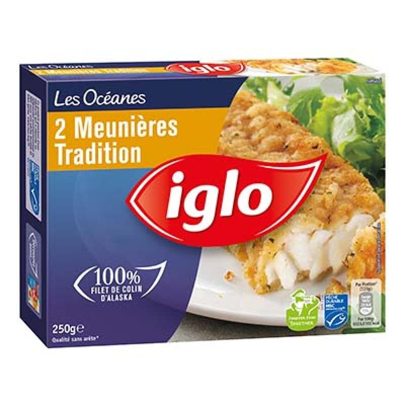 Iglo 250G Recette Oceane Meuniere