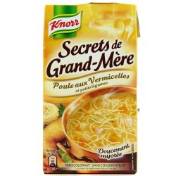 Knorr Brique De Secret Grand-Mere À La Poule Et Vermicelles 1L