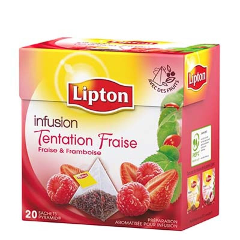 Lipton Infusion Tentation Fraise Framboise 40G