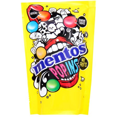 Mentos 100G Pop Ins Mix Fruits