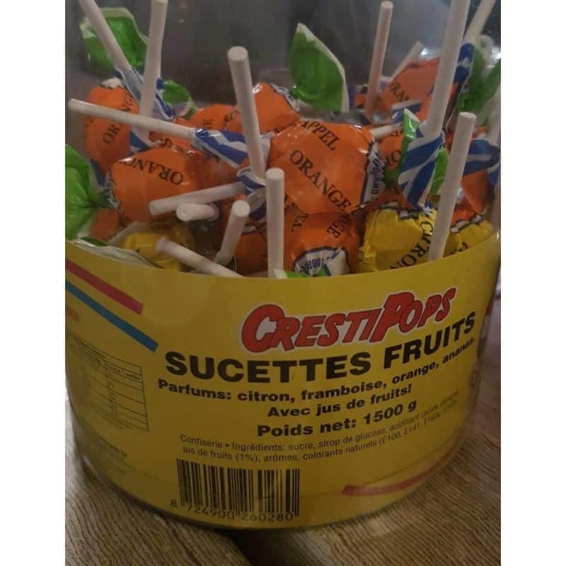 1Er Prix Tubo 150 Sucettes Fruits