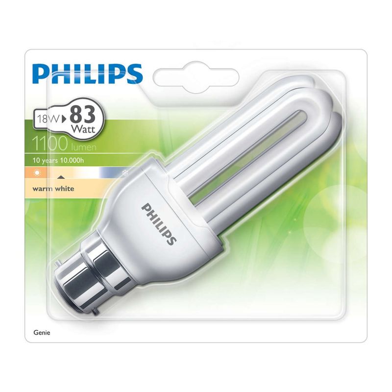 Philips Ampoule Eco80 Genie 18W B22 827 1Bc-6