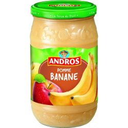 Andros Compote De Pomme Et Banane Bocal 750 Gr