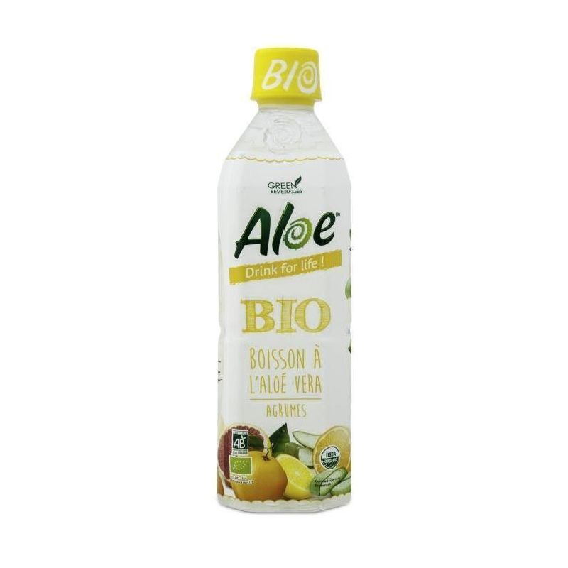 Green Beverages 500Ml Agrumes Bio Aloe