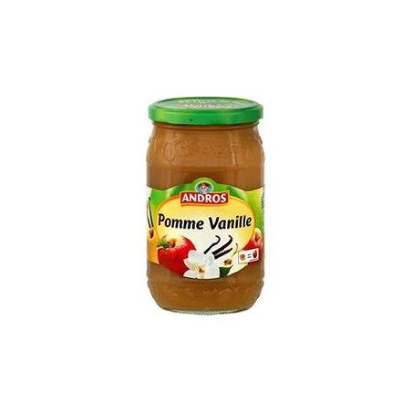 Andros Compote De Pomme À La Vanille Bocal 750 G