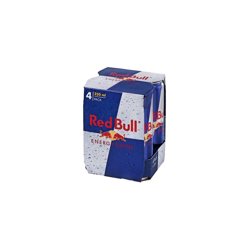 Red Bull Boisson Énergisante : Le Pack De 4 Canettes 25Cl