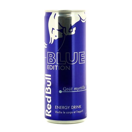 Red Bull Boisson Énergisante Blue/Myrtille : La Canette De 25Cl