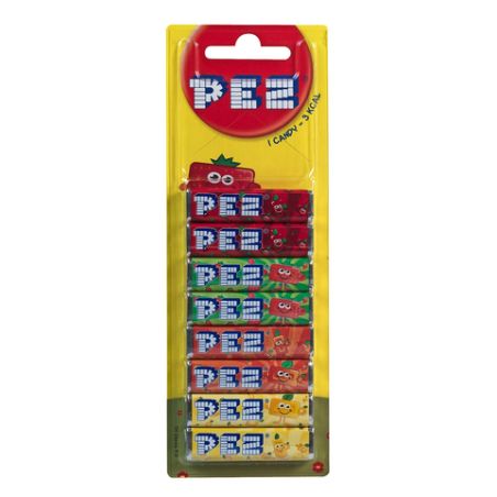 Pez Recharge Gout Fruit X8 68G